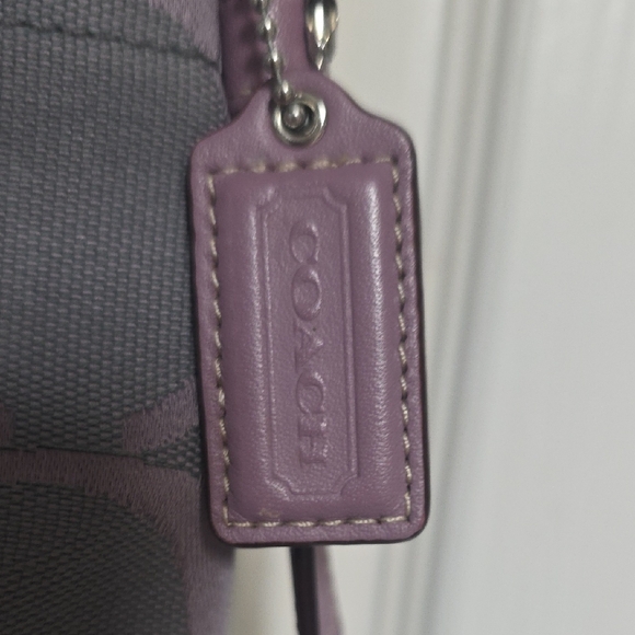 Coach Purple and Gray Crossbody Bag - Picture 13 of 15